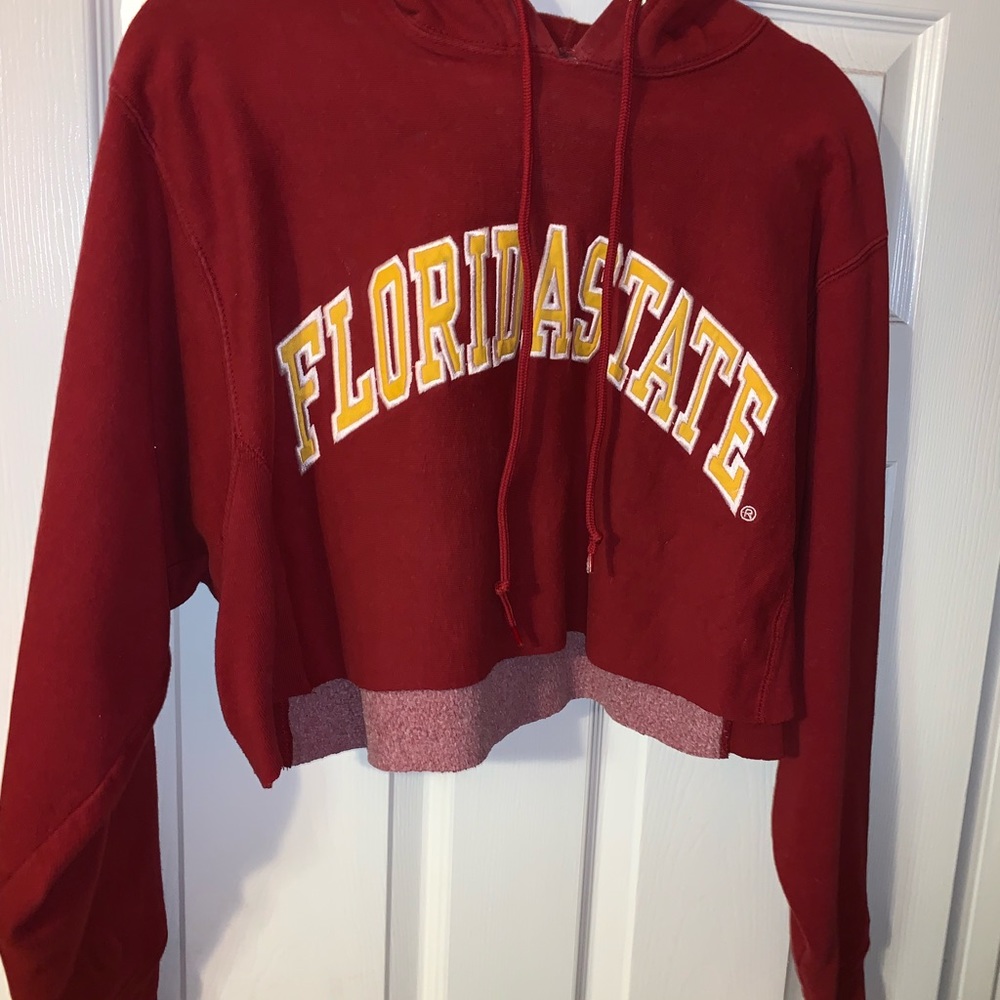 Cropped fsu hoodie